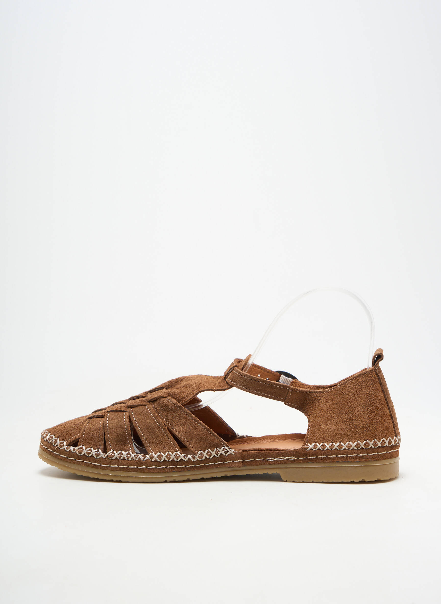 Sandalai/nu pėdos chiquet plokščias kulnas iki 3 cm rudas COCO ET ABRICOT moteris