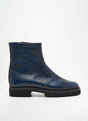 Batai lygus audinys plokščias kulnas iki 3 cm mėlyna WALTER SHOES moteris