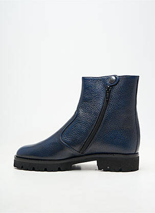 Batai lygus audinys plokščias kulnas iki 3 cm mėlyna WALTER SHOES moteris