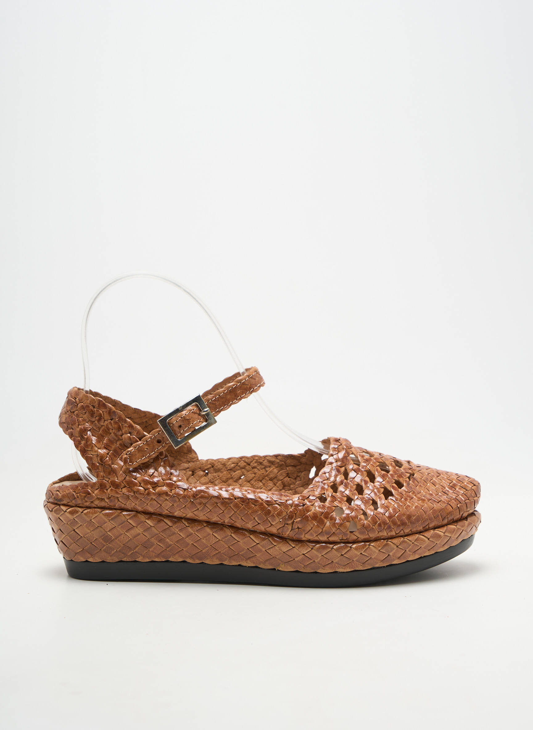 Sandalai/nu pėdos užsegimas kilpa(s) kulnas nuo 4 iki 6 cm rudas YVES DESFARGE moteris