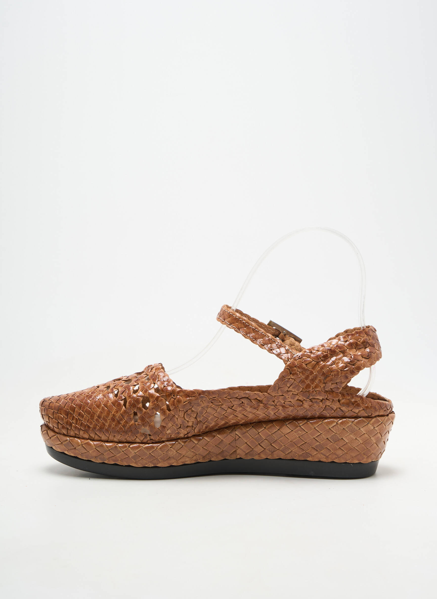 Sandalai/nu pėdos užsegimas kilpa(s) kulnas nuo 4 iki 6 cm rudas YVES DESFARGE moteris