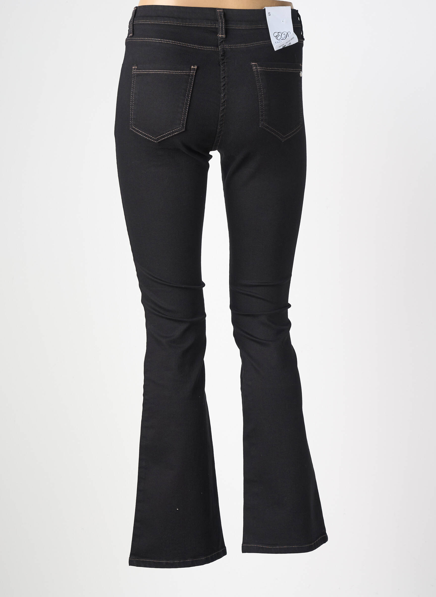 Jegging denimo audinys normala dydis juodas EAST DRIVE moteris