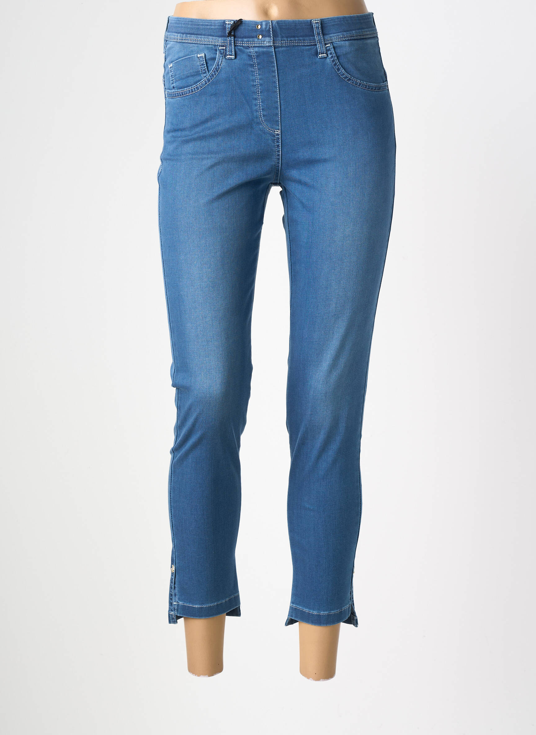Jegging denimo audinys normala dydis mėlyna EAST DRIVE moteris