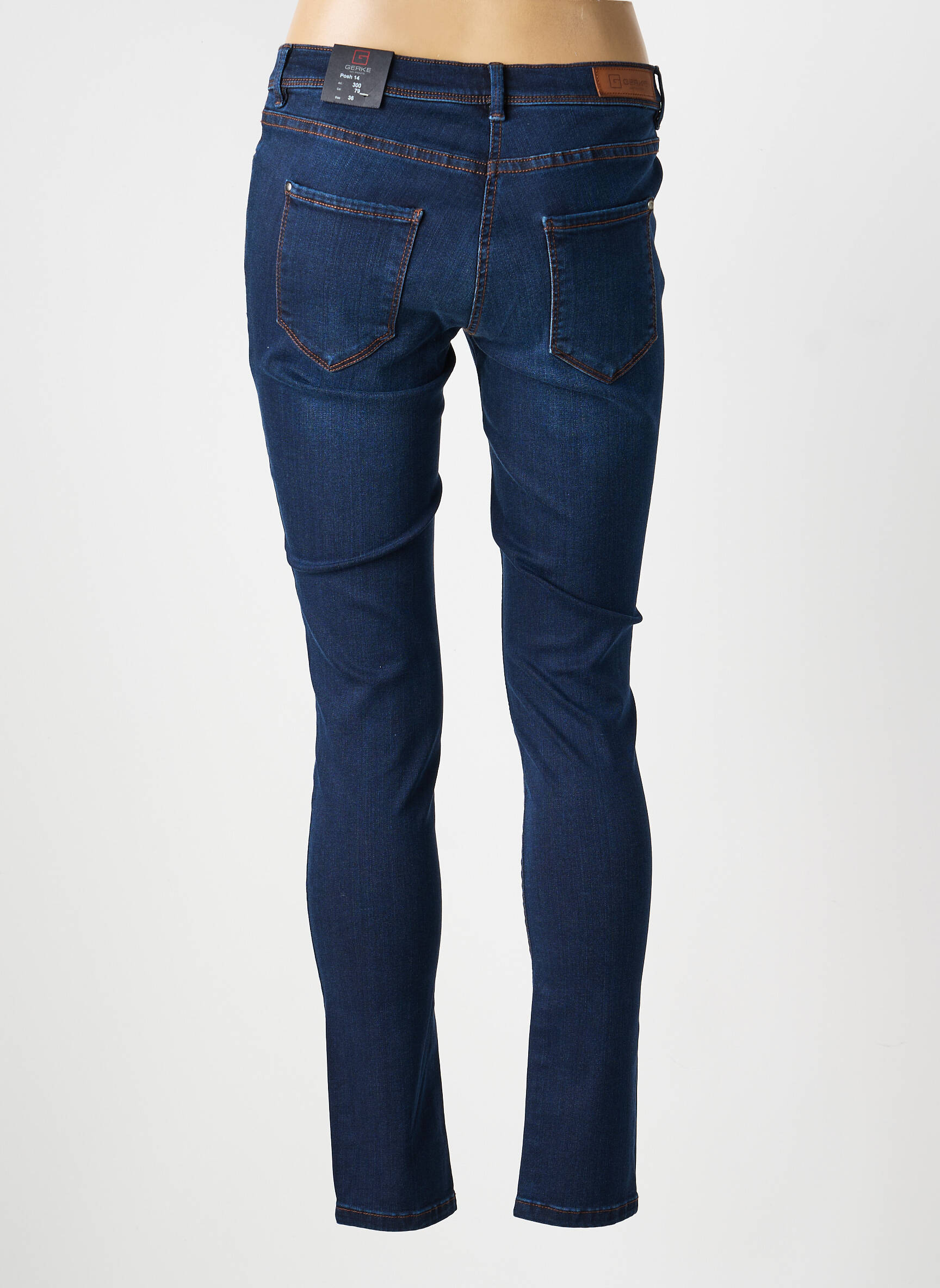 Lieknos džinsai normala dydis normala dydis mėlyna GERKE MY PANTS moteris