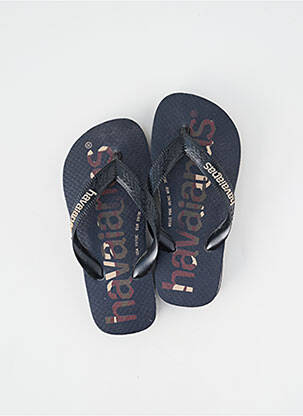 Šlepetės apvalus mygtukas apvalus mygtukas juodas HAVAIANAS berniukas