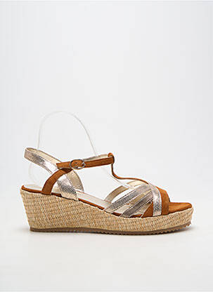 Espadrilės užsegimas kilpa(s) kulnas nuo 7 iki 9 cm rudas SWEET moteris