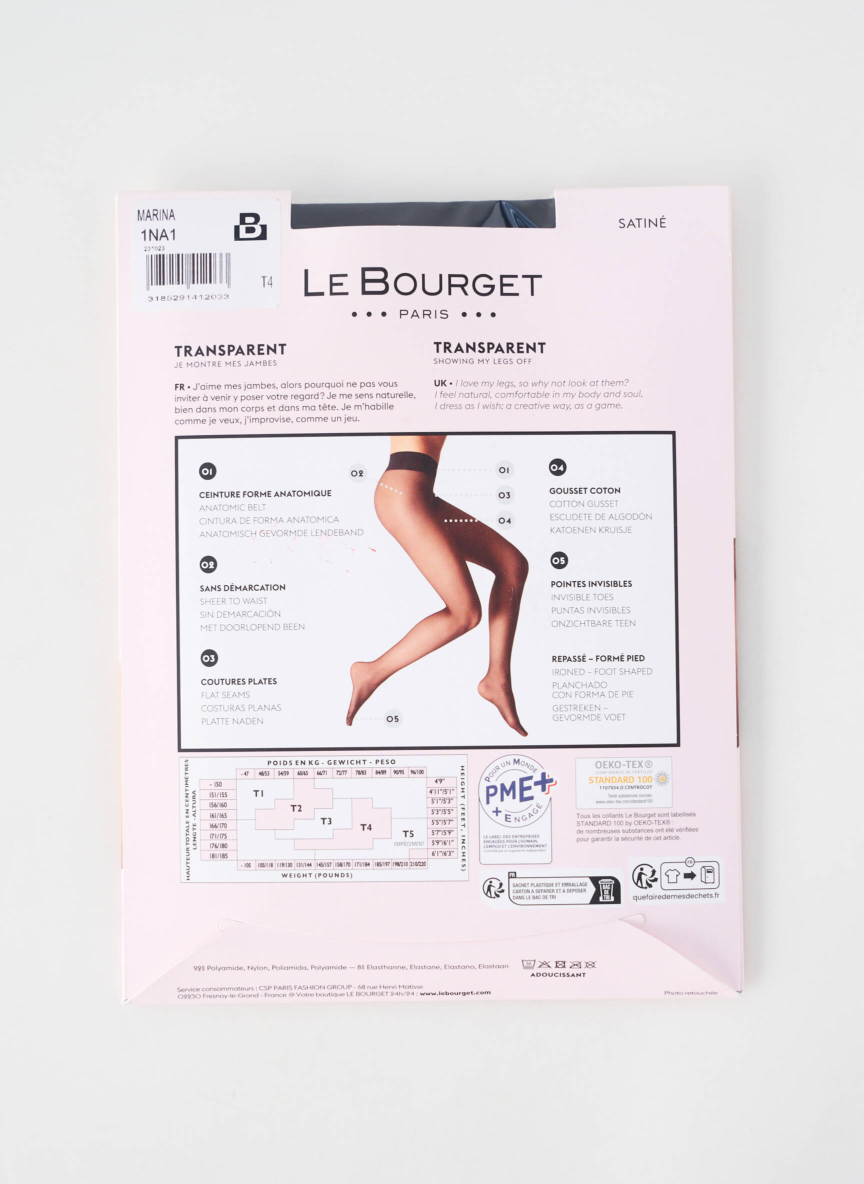 Kojinės tamprumas mėlyna LE BOURGET moteris