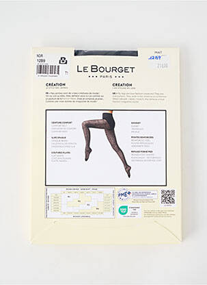 Kojinės tamprumas juodas LE BOURGET moteris