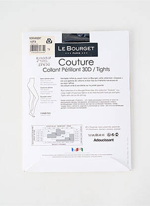Kojinės tamprumas juodas LE BOURGET moteris