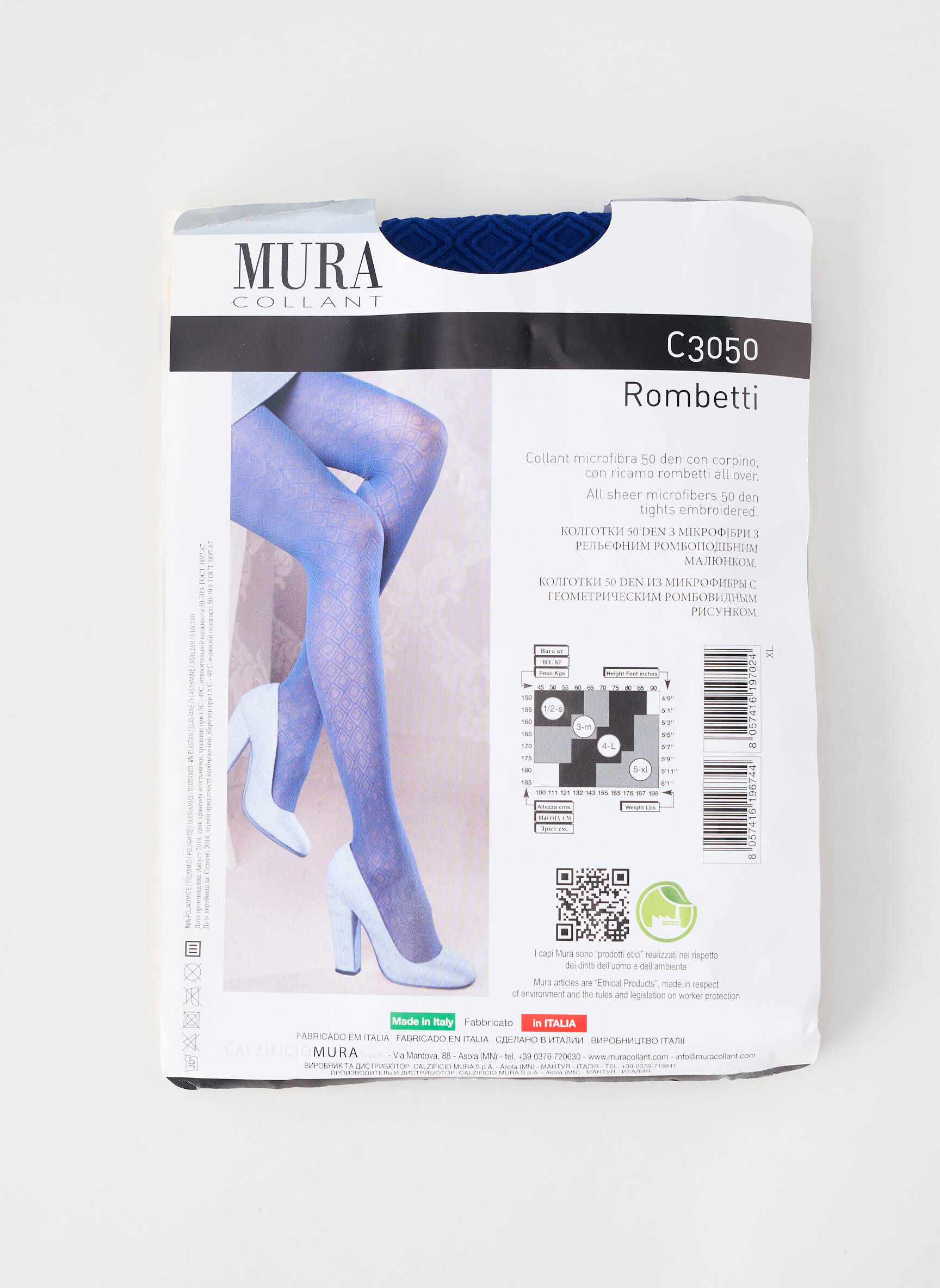 Kojinės tamprumas mėlyna MURA moteris