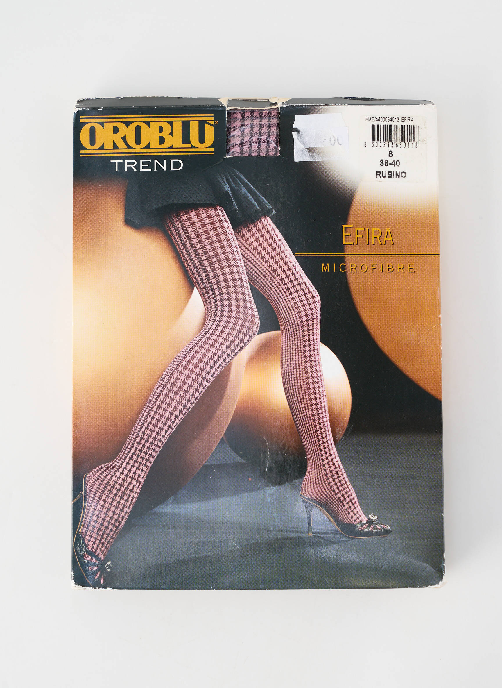 Kojinės fantazijos raštas rožinė OROBLU moteris