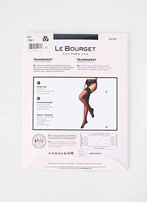 Bas tamprumas juodas LE BOURGET moteris
