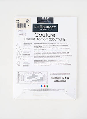 Kojinės tamprumas juodas LE BOURGET moteris