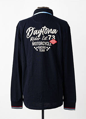 Polo ilgos rankovės ilgos rankovės juodas DAYTONA vyras