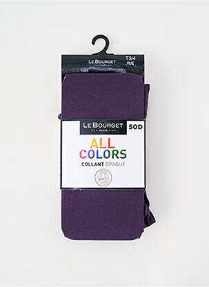 Kojinės tamprumas violetinis LE BOURGET moteris