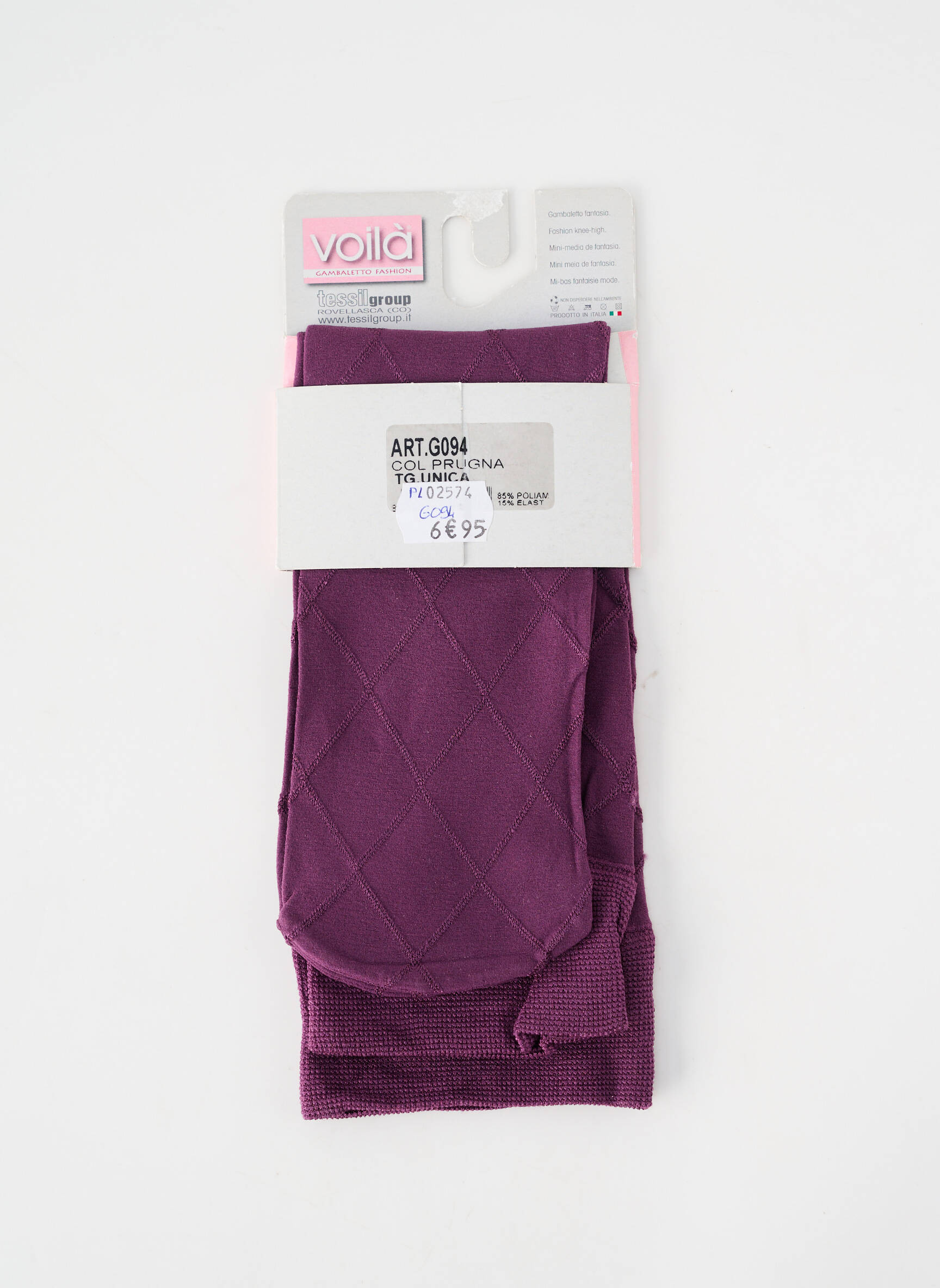 Kojinės tamprumas violetinis VOILA moteris
