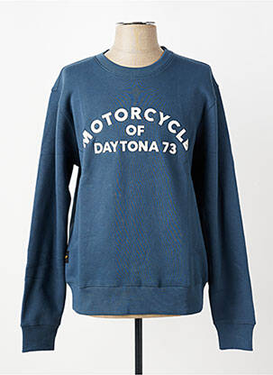 Mikroskopas siuvinėjimas ilgos rankovės mėlyna DAYTONA vyras