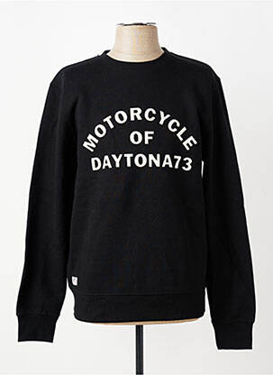 Mikroskopas tamprumas ilgos rankovės juodas DAYTONA vyras