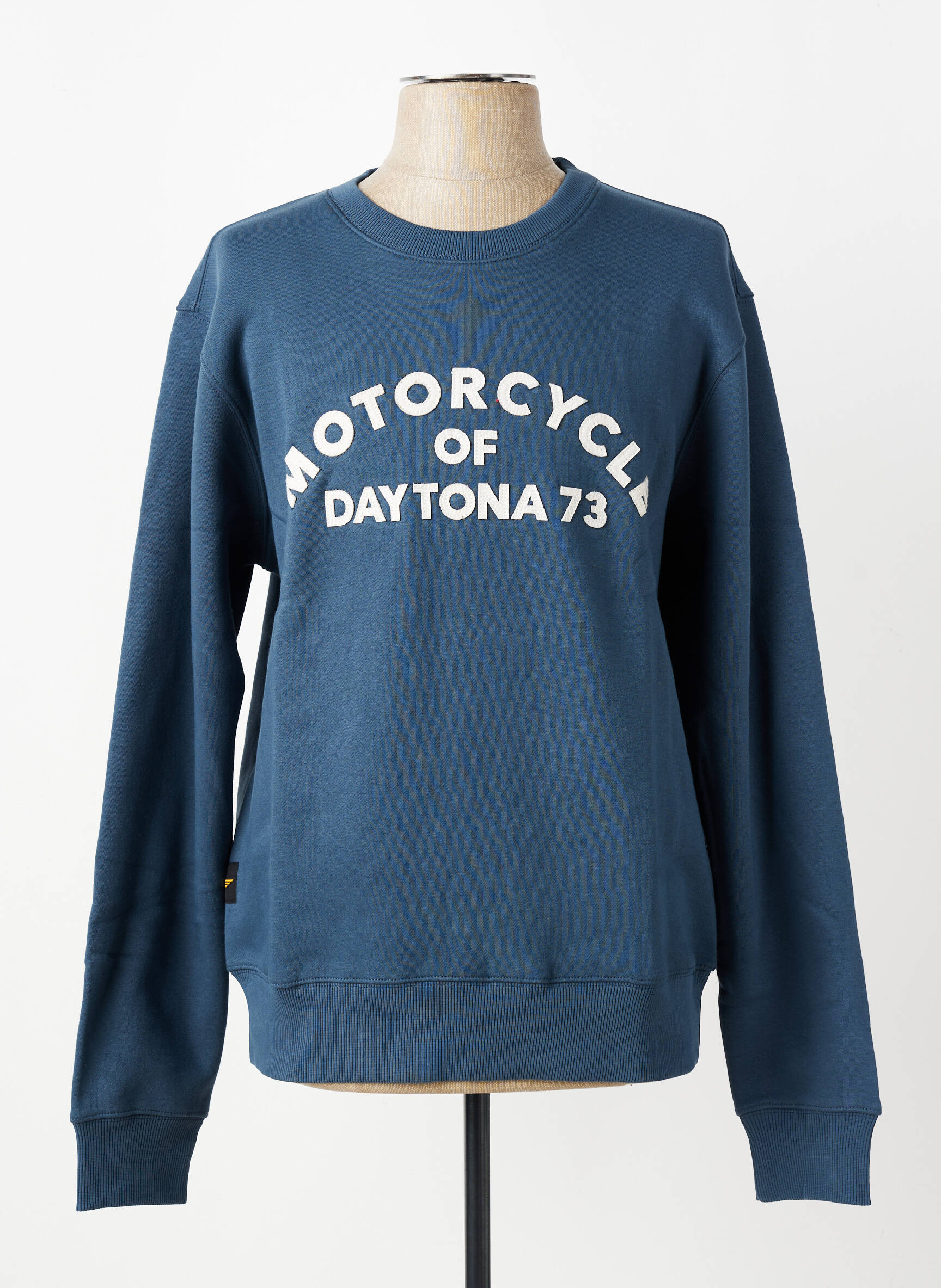 Mikroskopas siuvinėjimas ilgos rankovės mėlyna DAYTONA vyras