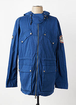 Parka ilgos rankovės be gobtuvų mėlyna DAYTONA vyras