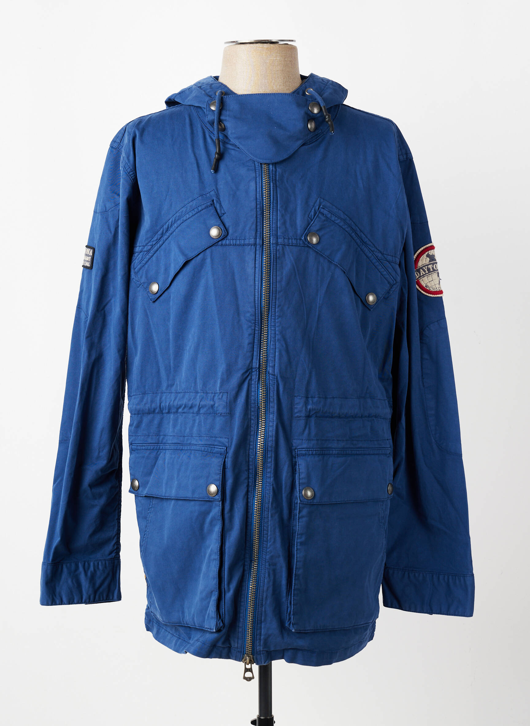 Parka ilgos rankovės be gobtuvų mėlyna DAYTONA vyras