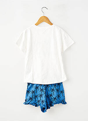 Šortų rinkinys tiesi iškirptė mėlyna ZY mergina