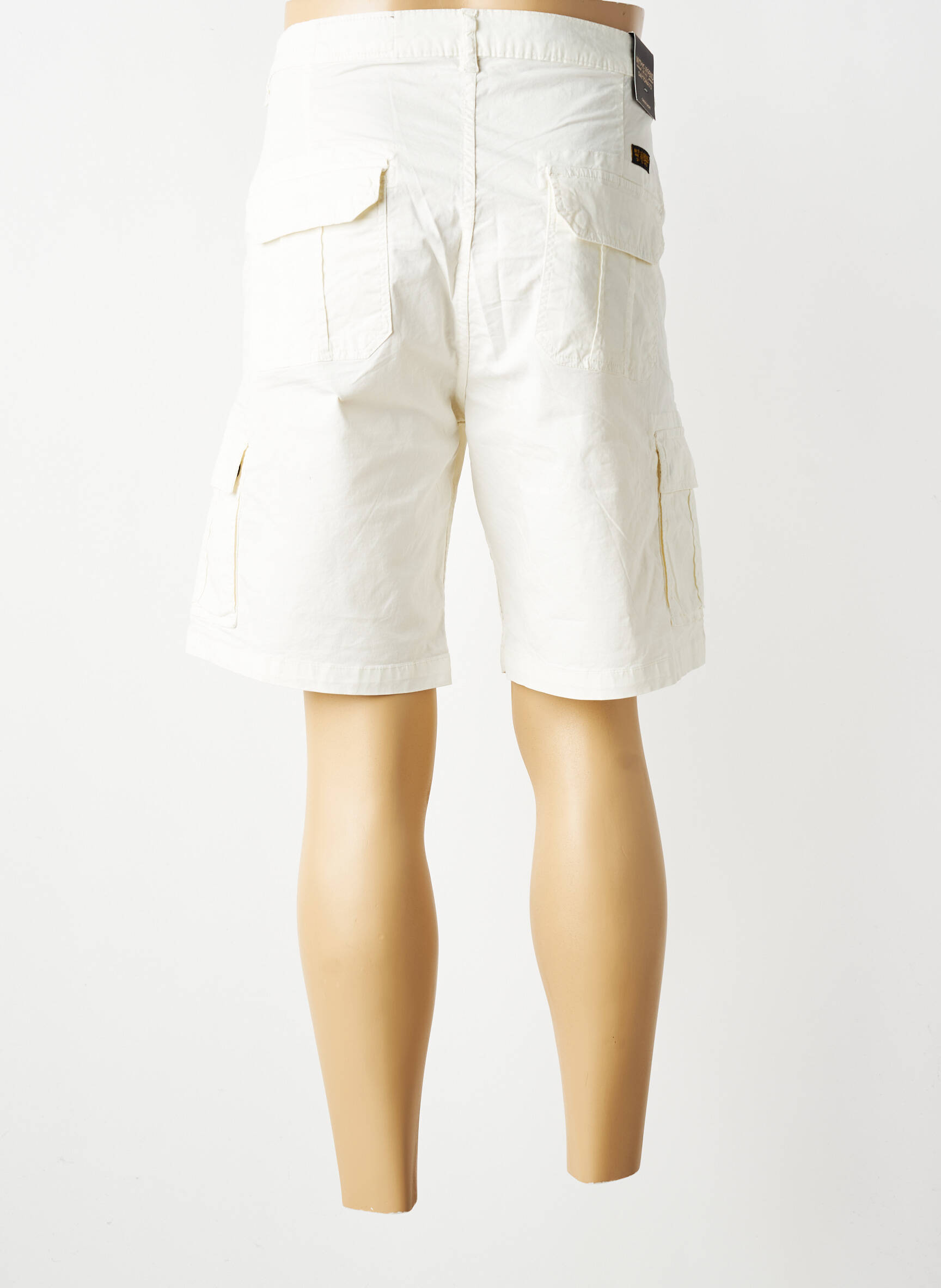 Bermudas tamprumas normala dydis baltas ROSE GARDEN vyras