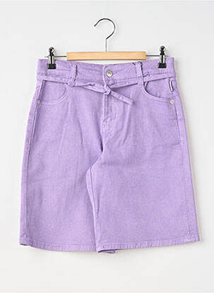 Bermudas tamprumas reguliuojamo dydžio violetinis LE TEMPS DES CERISES mergina