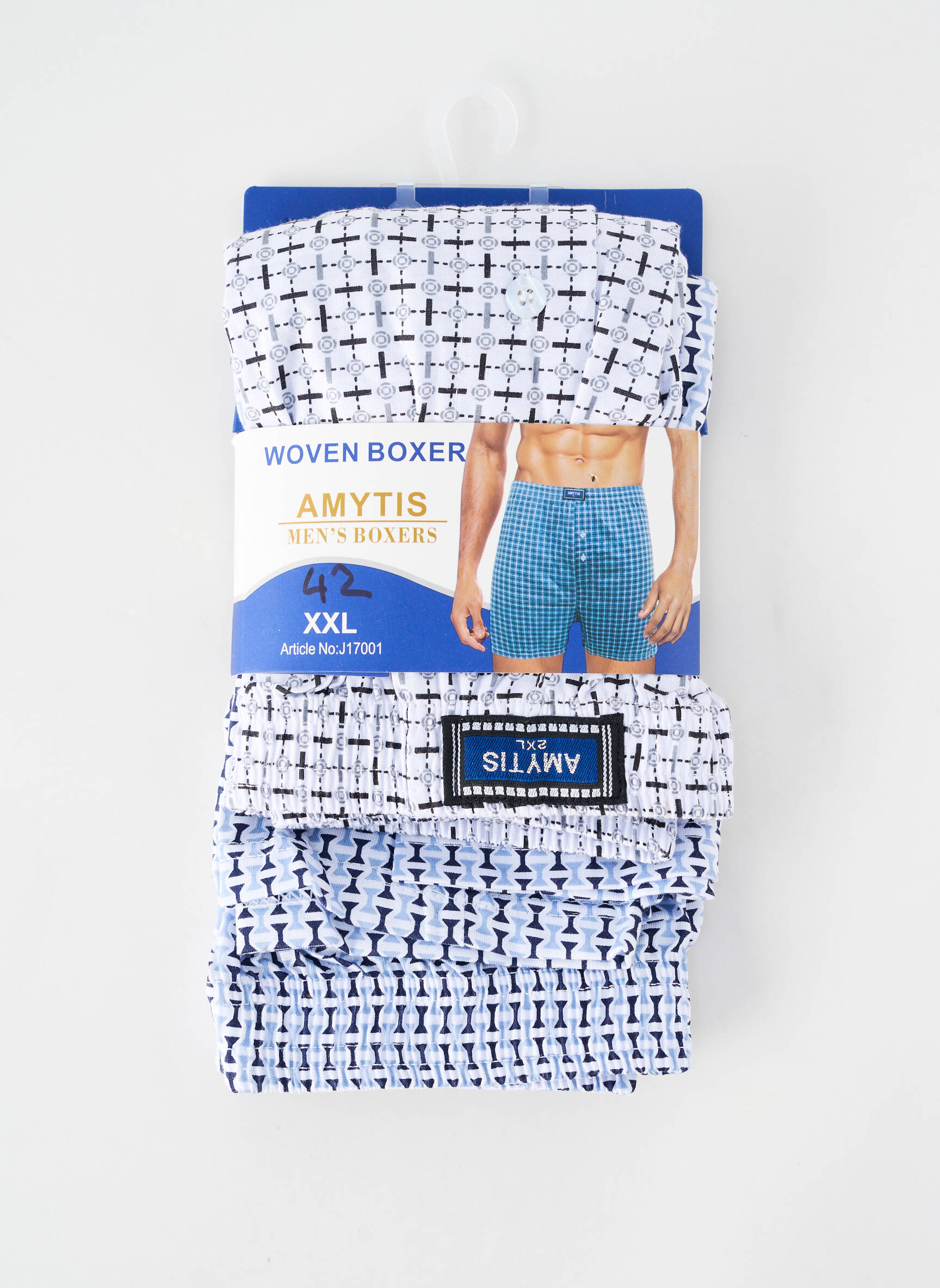 Kelnaitė fantazijos raštas mėlyna AMYTIS vyras