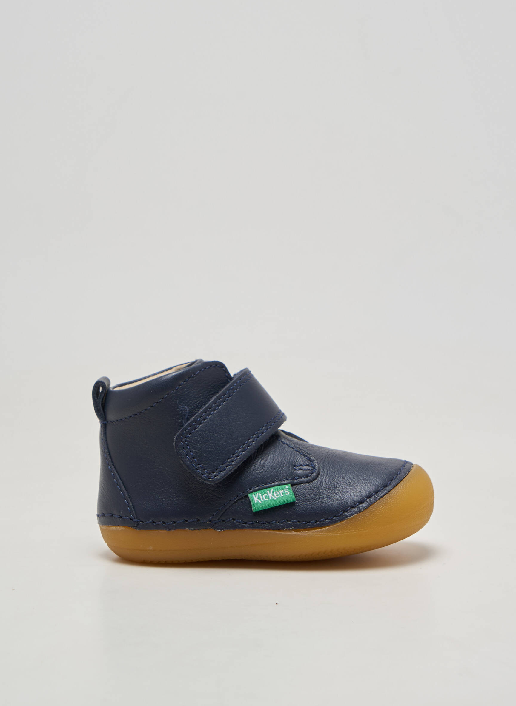 Bateliai velcro užsegimas apvalus mygtukas mėlyna KICKERS berniukas