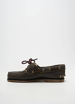 Bateliai su virve lygus medžiaga apvalus mygtukas žalias TIMBERLAND vyras