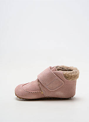 Bateliai/pantofliai velcro užsegimas apvalus mygtukas rožinė POM POM mergina