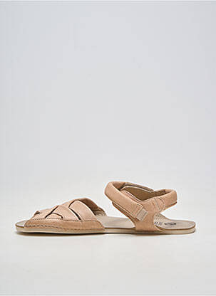 Sandalai/nu pėdos lygus medžiaga plokščias kulnas iki 3 cm rožinė ZAPATO FEROZ moteris