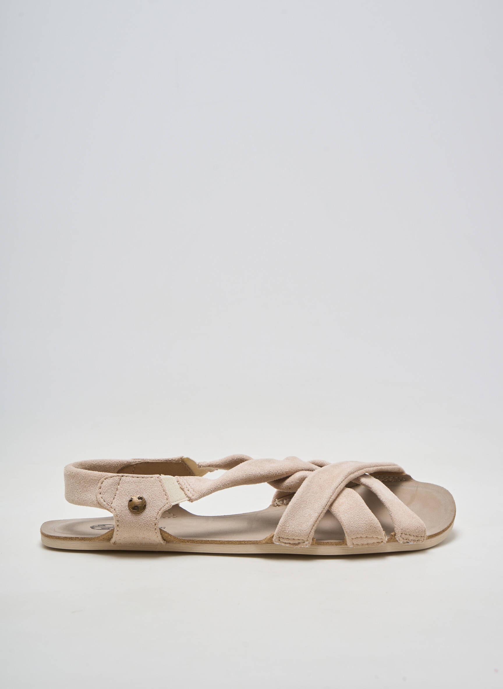 Sandalai/nu pėdos plokščias kulnas iki 3 cm bežinis ZAPATO FEROZ moteris