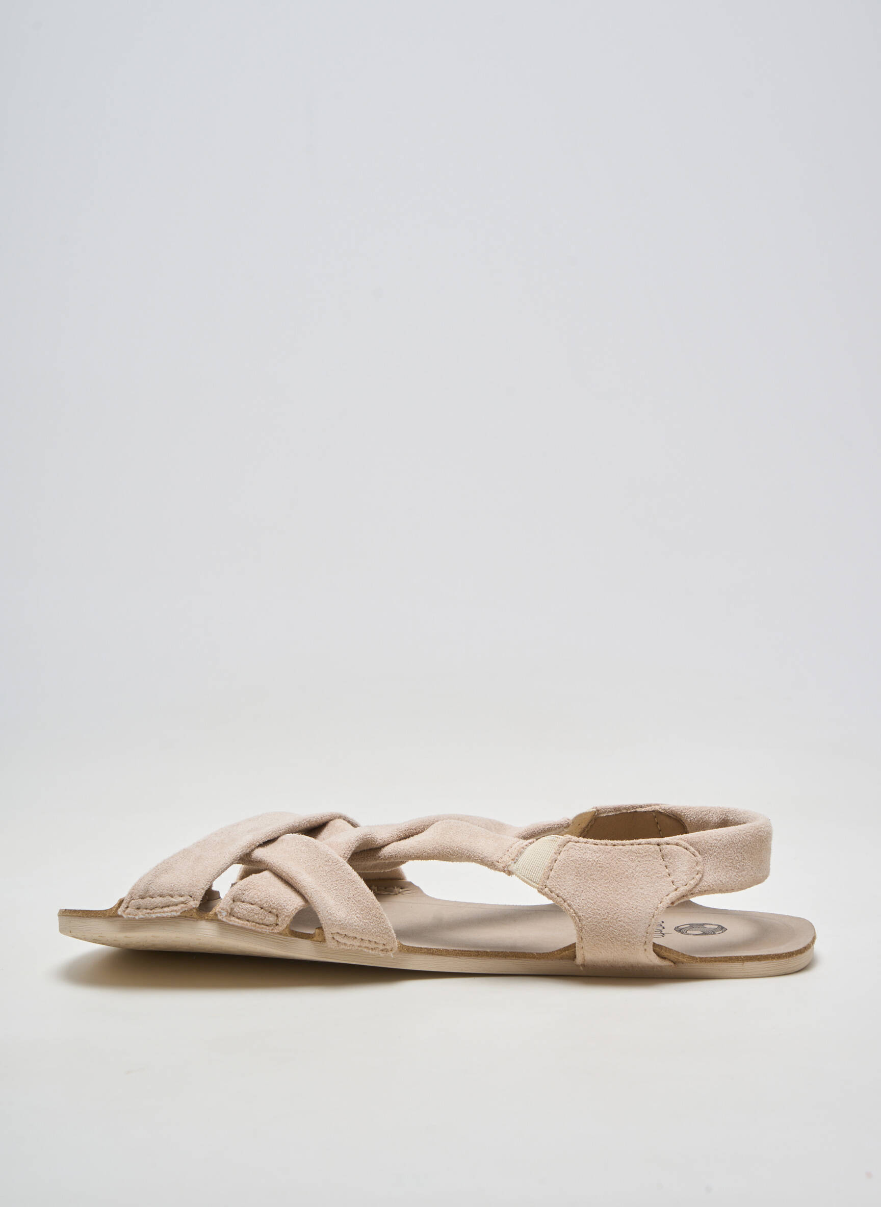 Sandalai/nu pėdos plokščias kulnas iki 3 cm bežinis ZAPATO FEROZ moteris