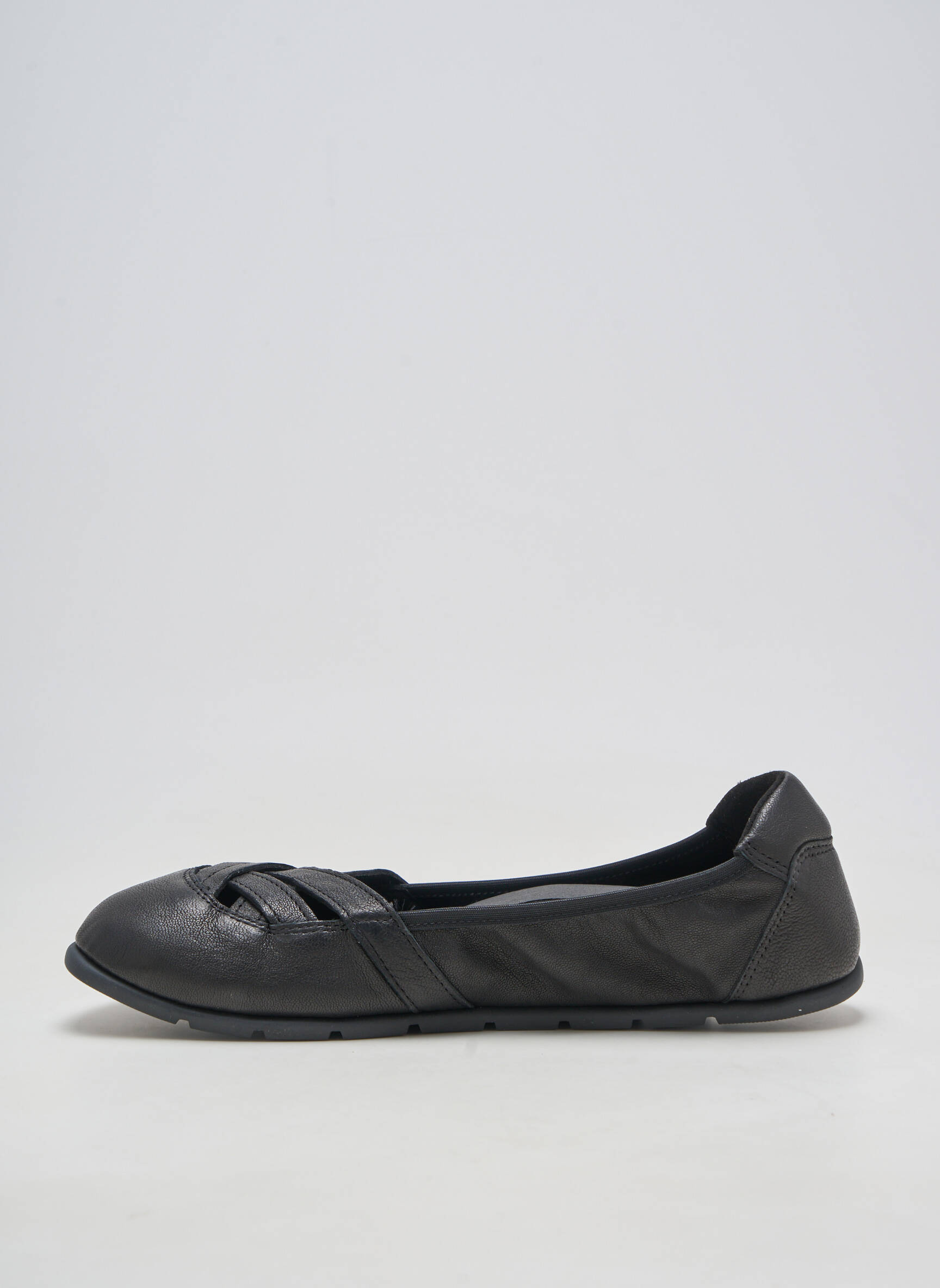 Balerinos lygus medžiaga plokščias kulnas iki 3 cm juodas ZAPATO FEROZ moteris