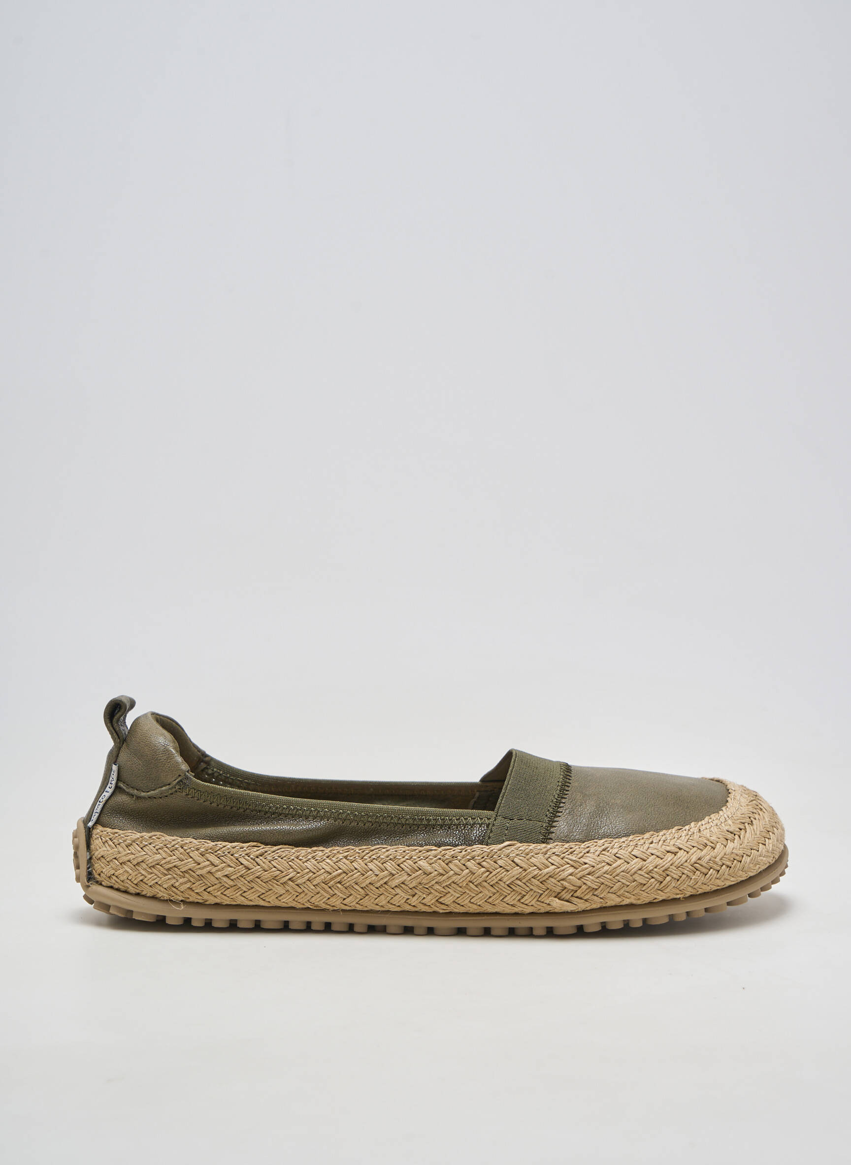 Balerinos lygus medžiaga plokščias kulnas iki 3 cm žalias ZAPATO FEROZ moteris