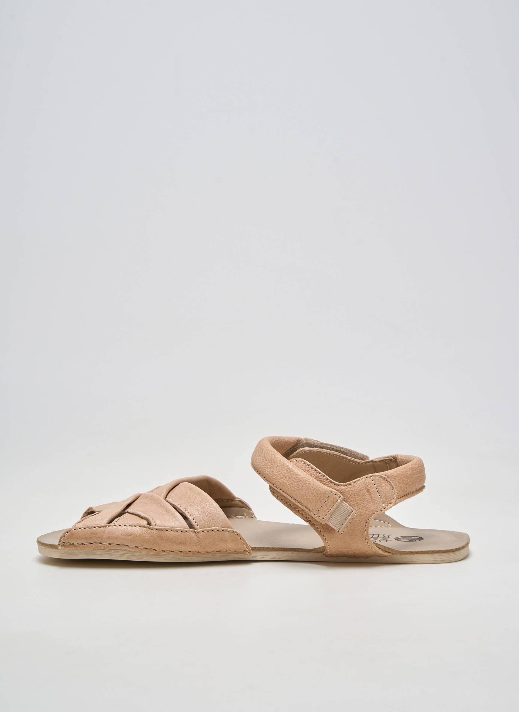 Sandalai/nu pėdos lygus medžiaga plokščias kulnas iki 3 cm rožinė ZAPATO FEROZ moteris