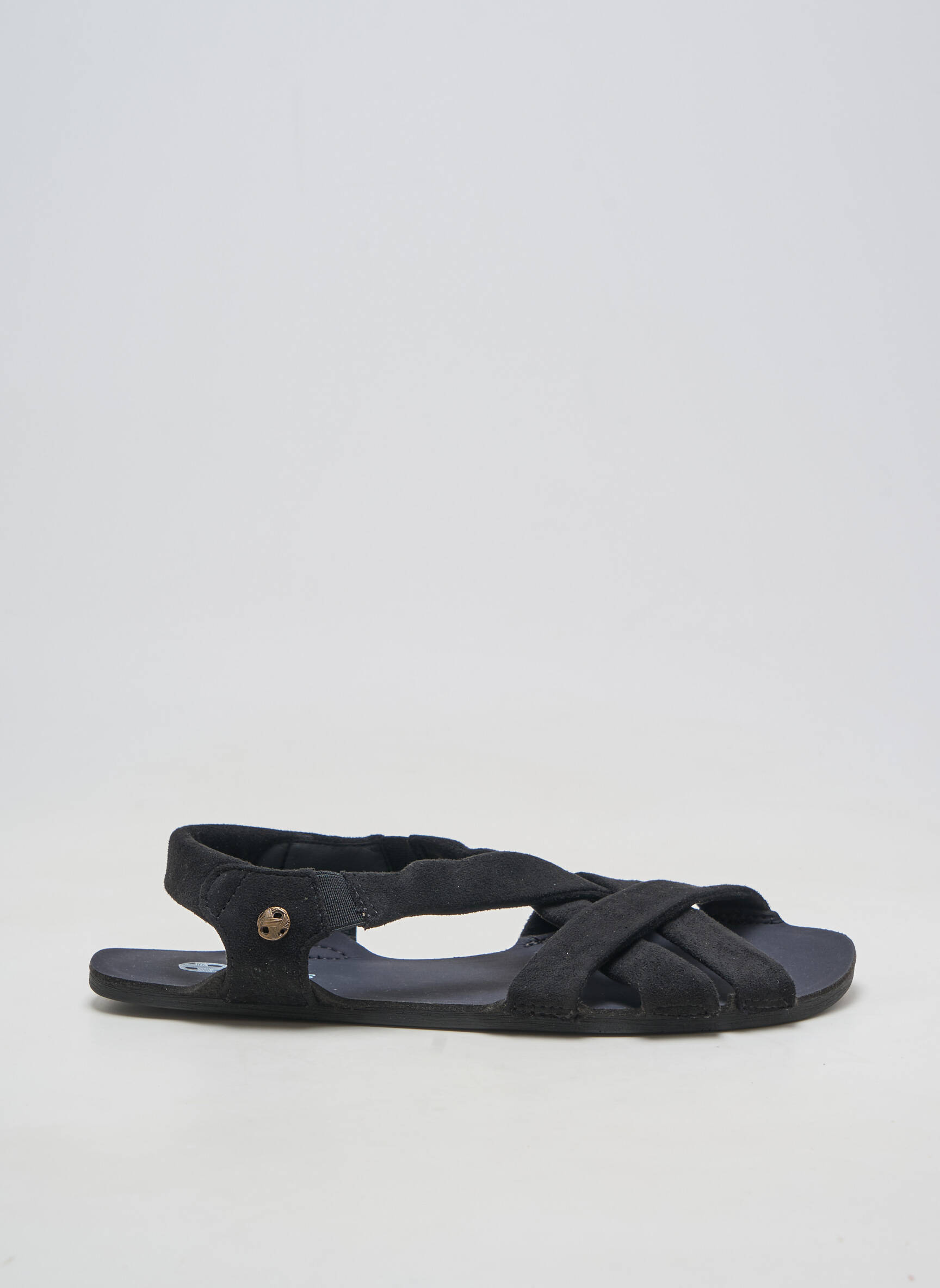 Sandalai/nu pėdos plokščias kulnas iki 3 cm juodas ZAPATO FEROZ moteris