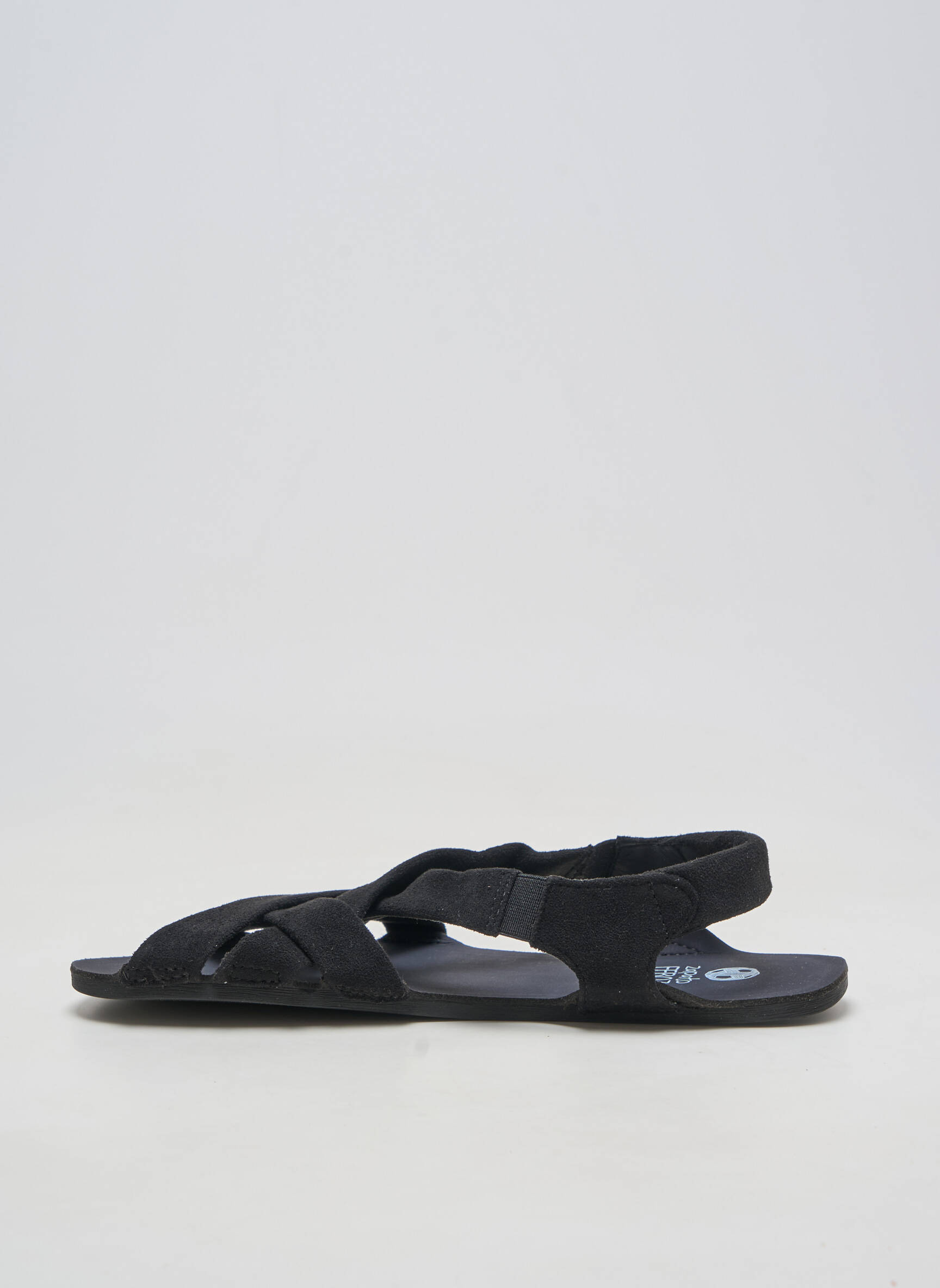 Sandalai/nu pėdos plokščias kulnas iki 3 cm juodas ZAPATO FEROZ moteris