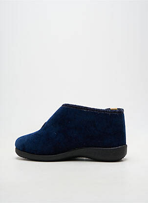 Bateliai/pantofliai velcro užsegimas plokščias kulnas iki 3 cm mėlyna PODOWELL moteris