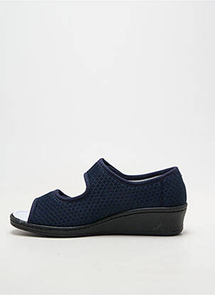 Bateliai/pantofliai velcro užsegimas kulnas nuo 4 iki 6 cm mėlyna SEMELFLEX moteris