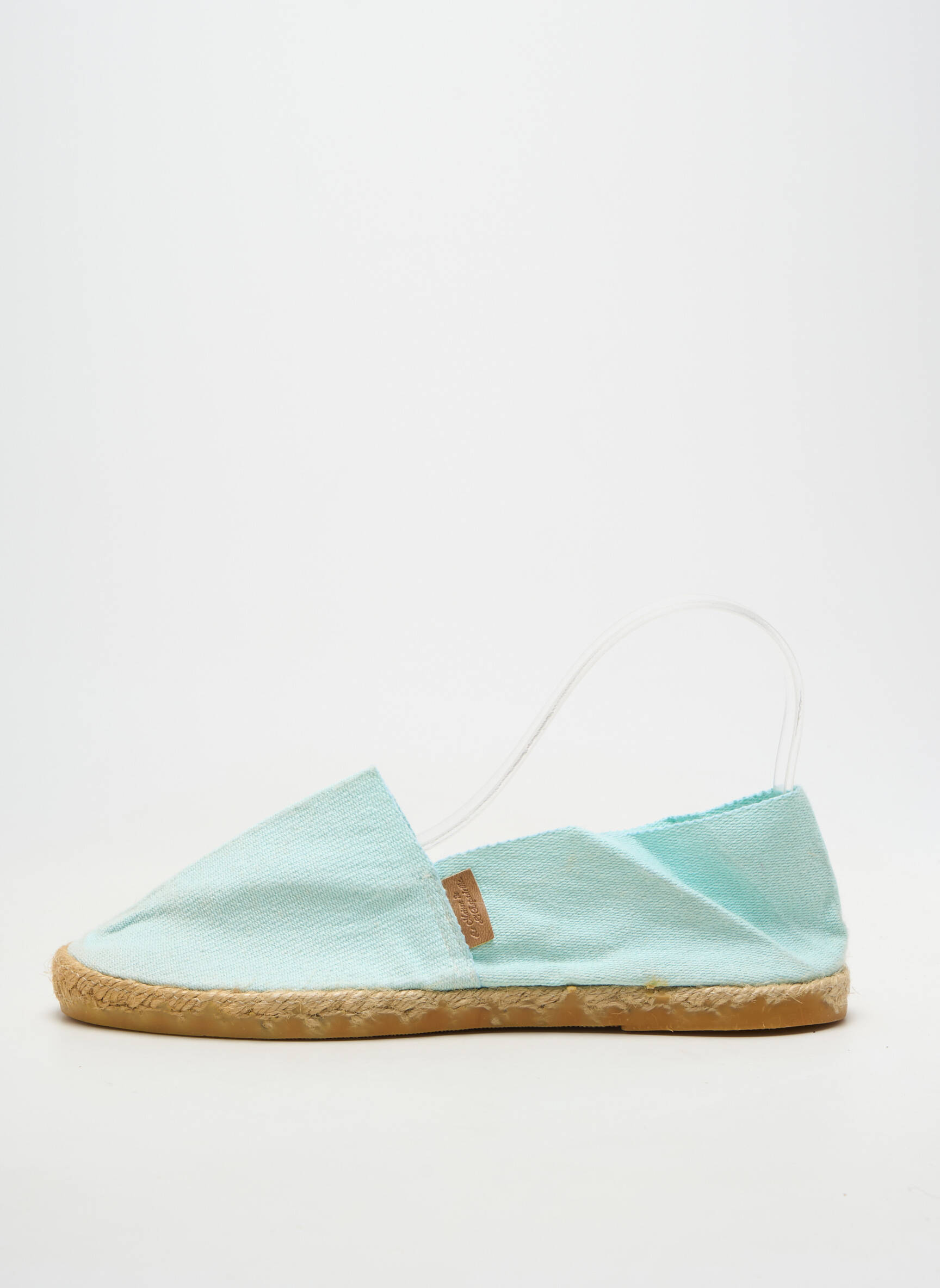 Espadrilės apvalus mygtukas plokščias kulnas iki 3 cm mėlyna LA MAISON DE L'ESPADRILLE moteris