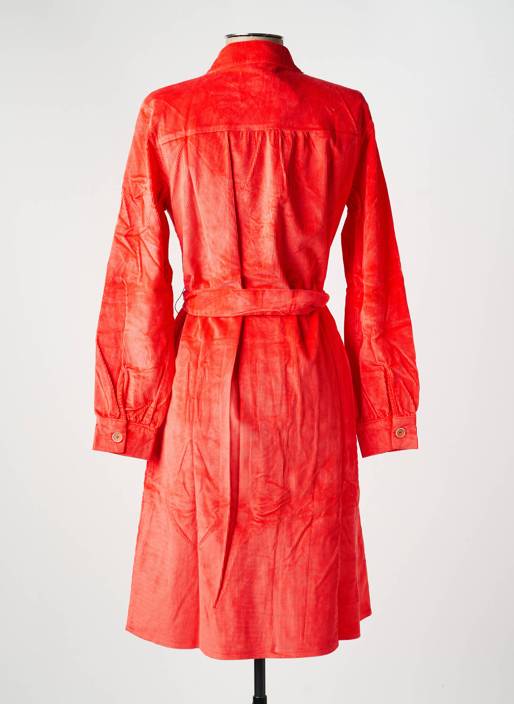 Pusilgių suknelė ilgos rankovės ilgos rankovės oranžinė COUTURIST moteris