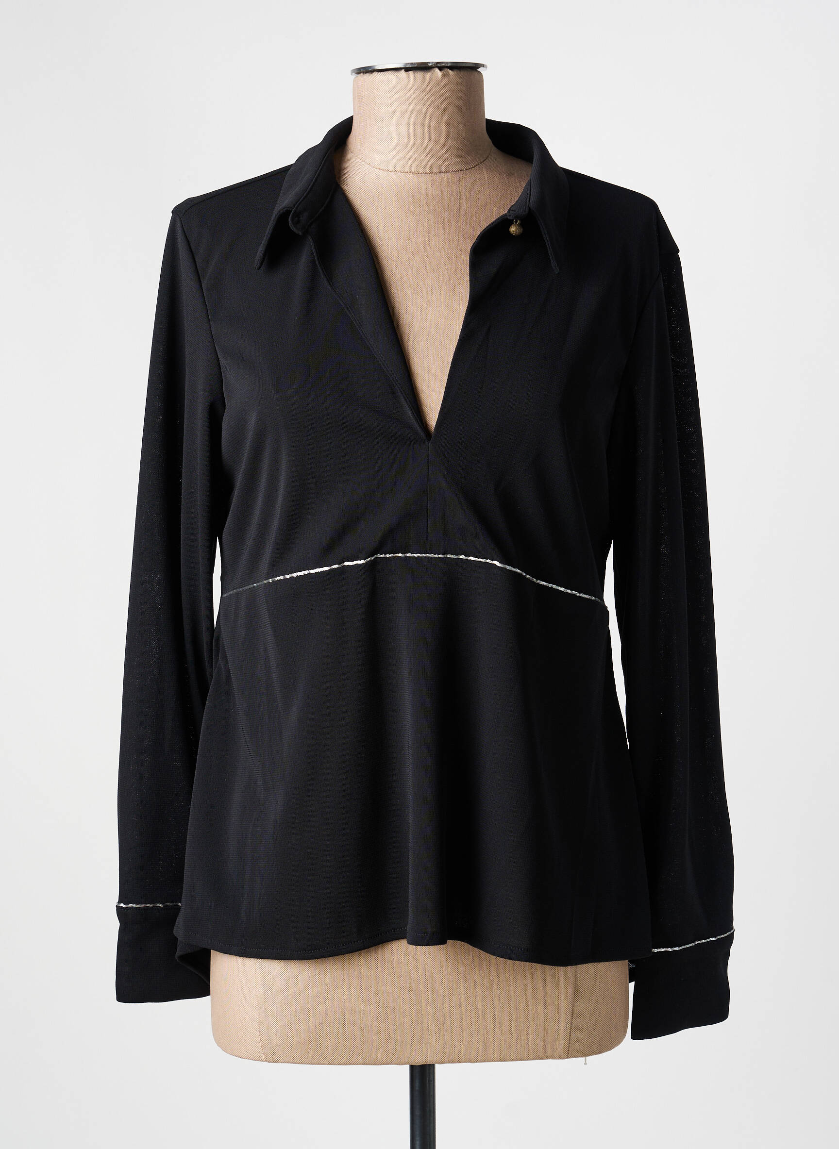 Bluzonai ilgos rankovės ilgos rankovės juodas DENIM &DRESS moteris