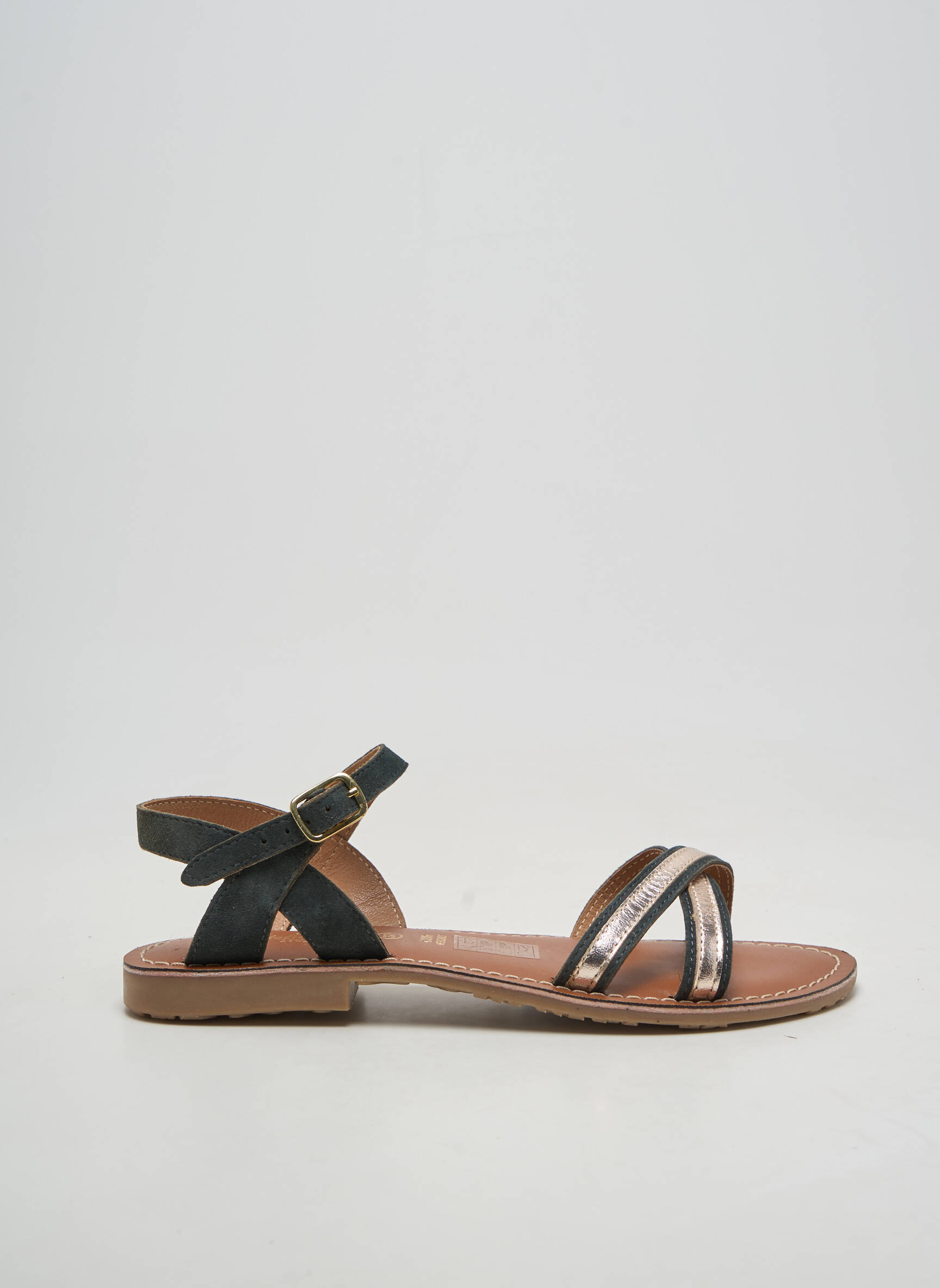 Sandalai/nu pėdos chiquet plokščias kulnas iki 3 cm mėlyna L'ATELIER TROPÉZIEN moteris