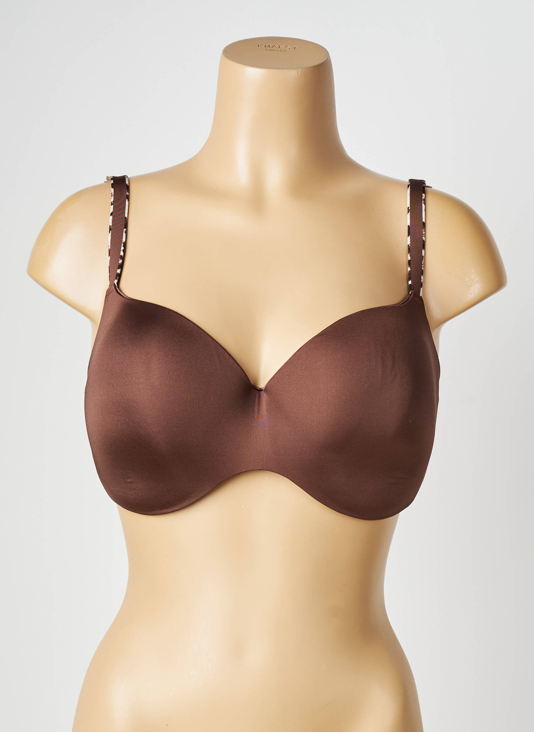 Liemenėlė push-up liemenėlė su aukštu palaikymu push-up liemenėlė su aukštu palaikymu rudas CHANTELLE moteris