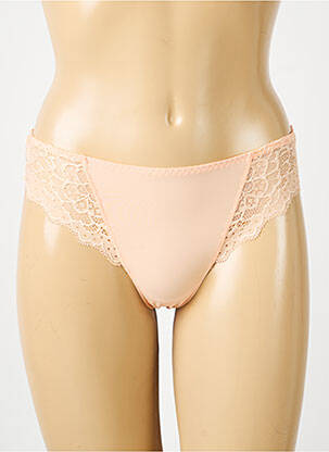 Tanga satino efektas oranžinė SIMONE PERELE moteris