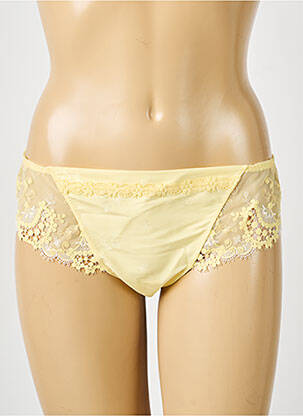 Tanga tamprumas geltona SIMONE PERELE moteris