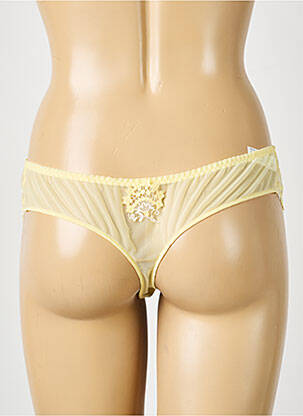 Tanga tamprumas geltona SIMONE PERELE moteris